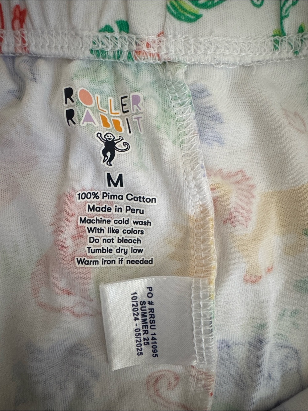 Roller Rabbit jungle party polo pajamas - Picture 8 of 11